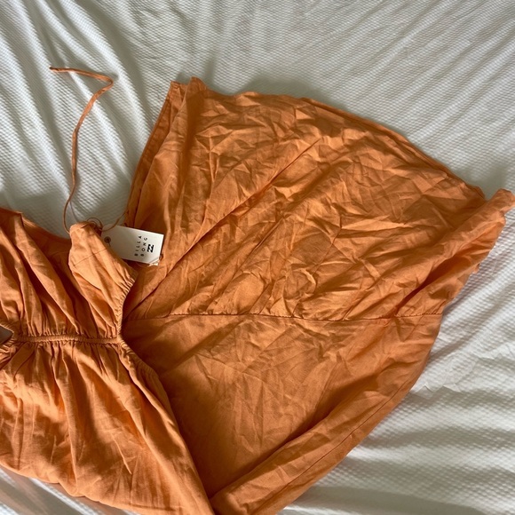 Billabong Orange Cutout Maxi Dress - Picture 2 of 7